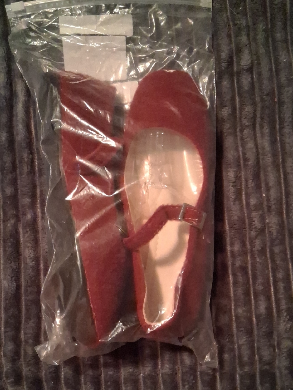 🎯NEW! Burgundy Red Mary Jane Flats Sz 6.5 - Picture 7 of 7